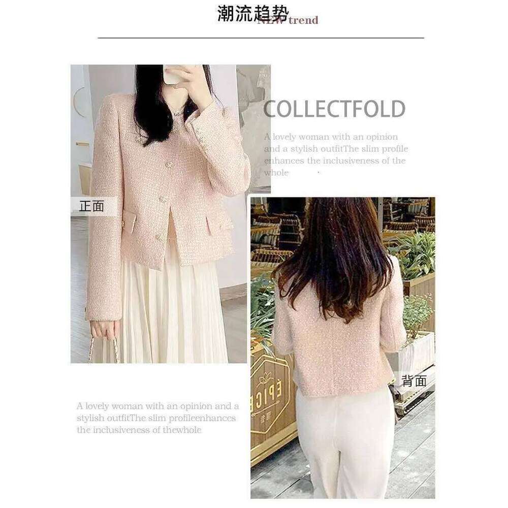 Women's Kanai Elegance Coat - Stylish French Tweed Jacket with a Modern Twist