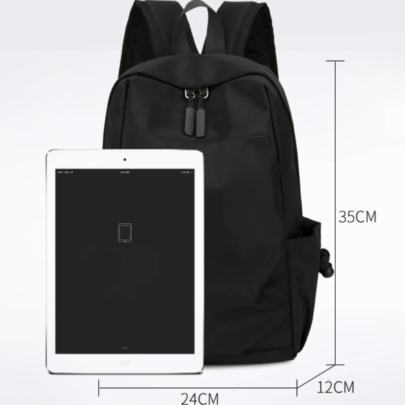 Mini Mens Backpack Fashion Small Black Shoulder School Bag for Man Canvas Waterproof Sports Travel Male Backpacks 250530