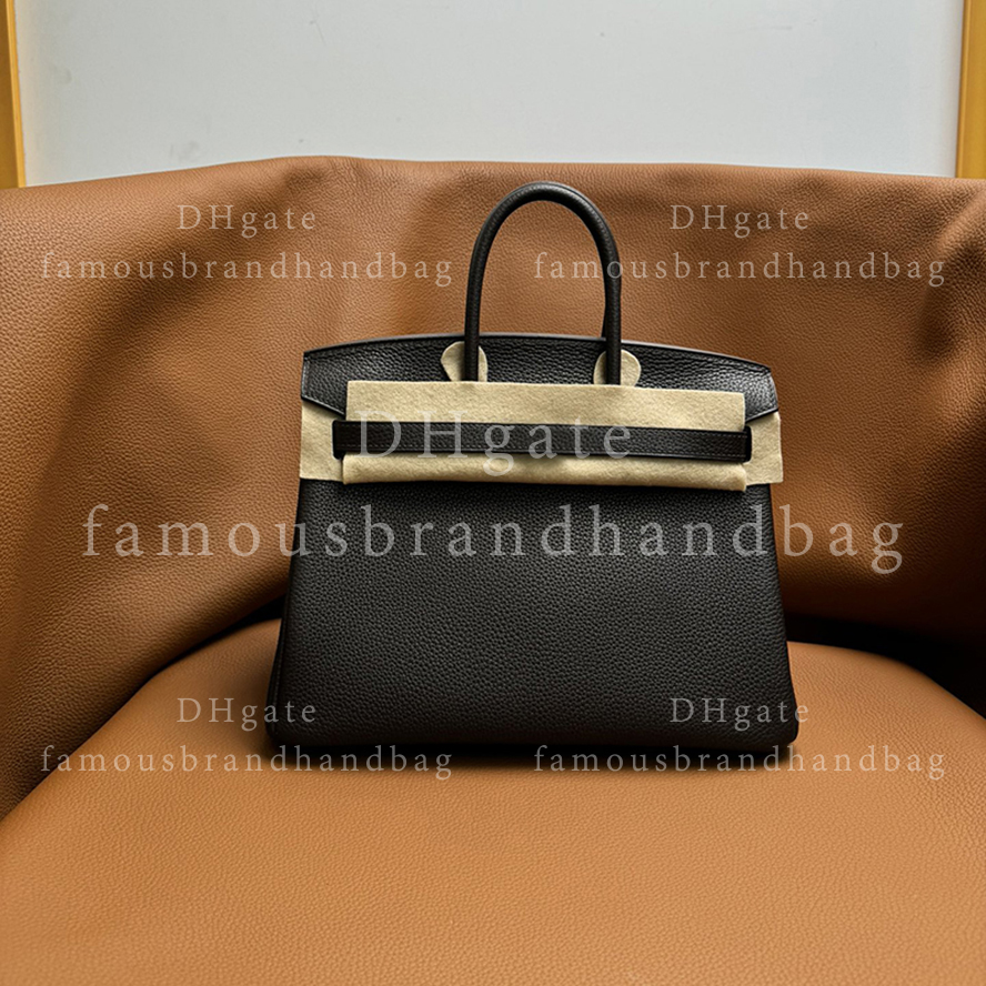 Italian Imported Togo Leather Woman's Handbag 25CM Designer Tote Bag Fashion Evening Bag With Gift Box HB25A21