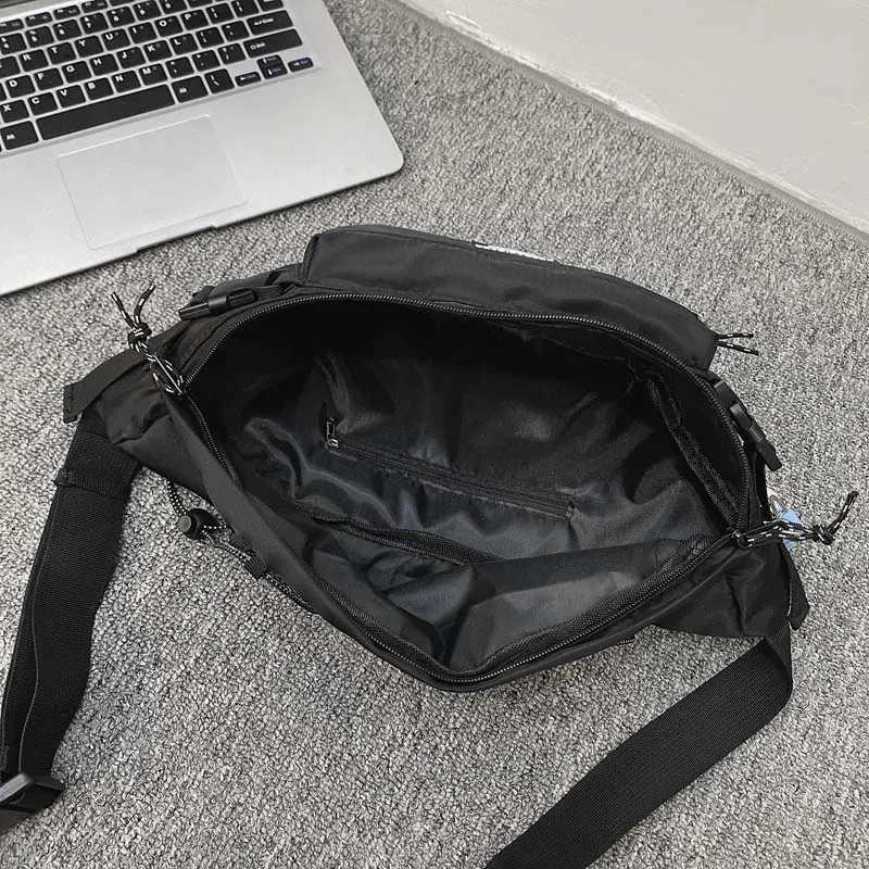 Street Hip-hop Waist Bag High Capacity Unisex Chest Pack Shoulder Bags Fashion New Trend Fanny Pack Woman Nylon Belt Bag Purse W250604