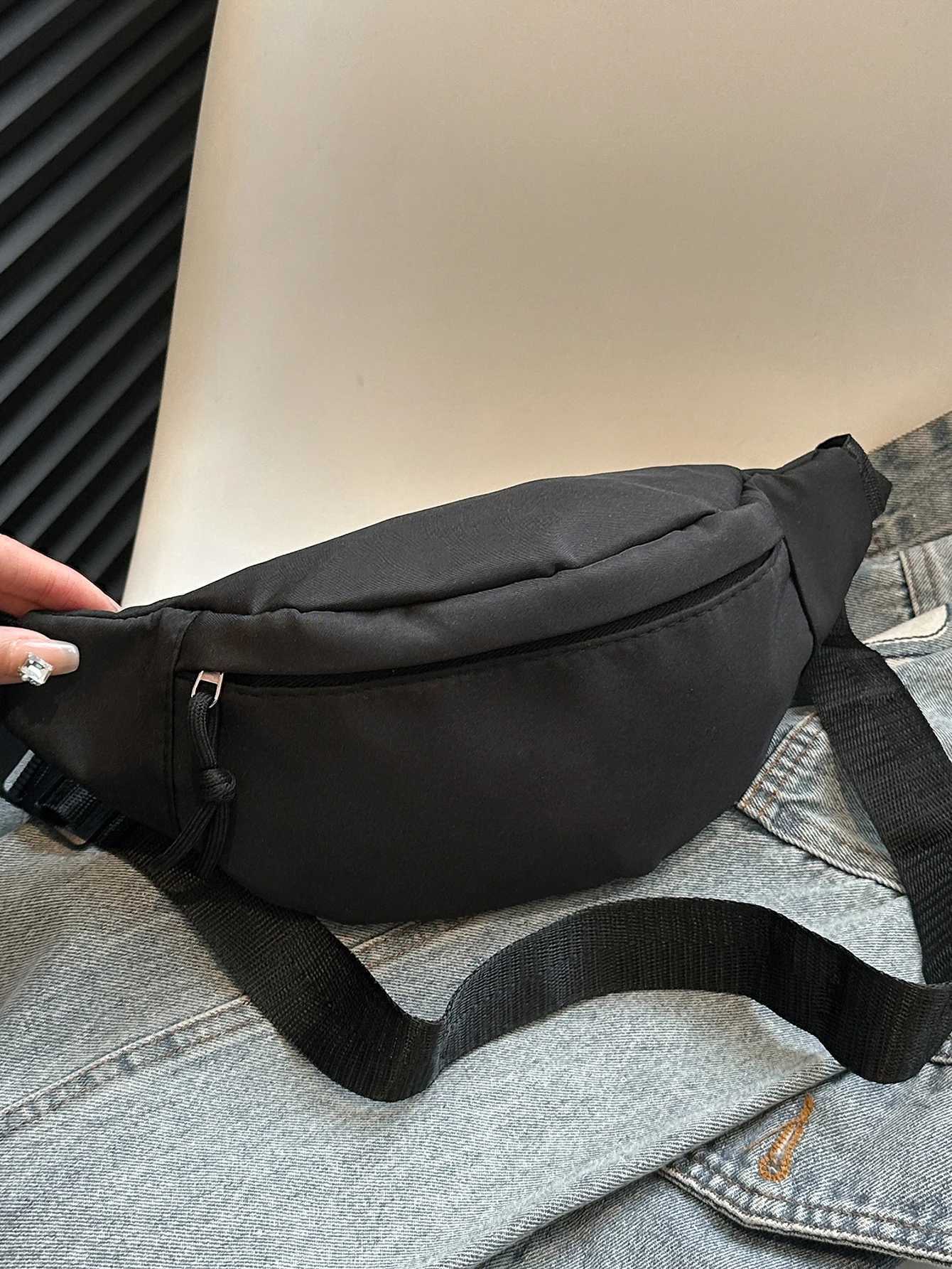 Waist Packs Mens and Womens Street Trend Waist Bag Oxford Casual Waist Bag Crossbody Chest Bag Waist Belt Phone Bag W250604