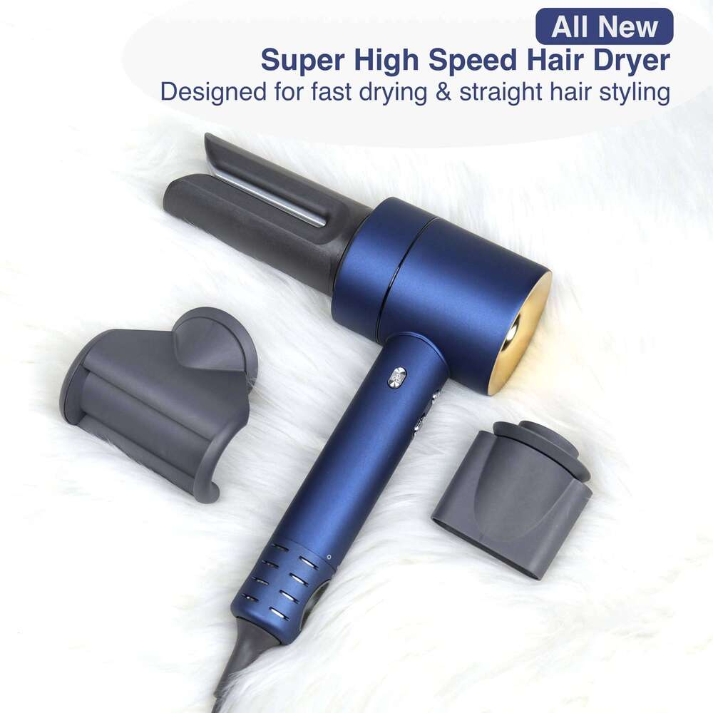 High Speed Dryer Straightener 220V Fast Dry With Straightening Nozzle Professional Styling Hairdryer For Hair