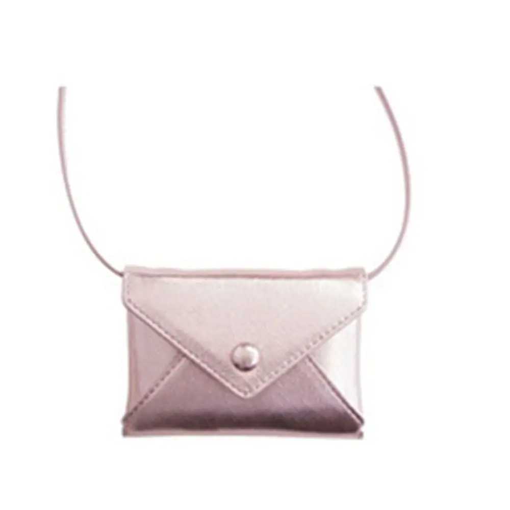 New PU Leather Shoulder Bag Solid Color Multifunctional Waist Bag Durable Mini Bag Necklace W250604