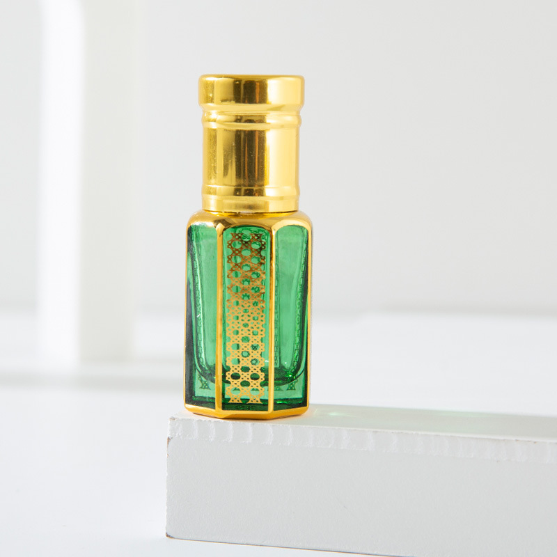 Elegant 6 Milliliter Flavored Fragrance Container Featuring Exquisite Rolled Jewelry Accent