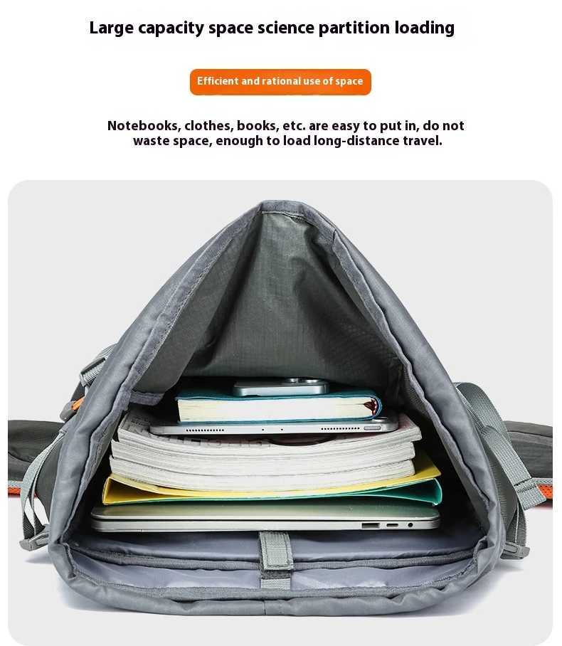 48L Camping Backpack Travel Bag For Men Large Capacity Outdoor Sport Trekking Hiking Mountaineering Shoulder Bag with Rain cover W250603