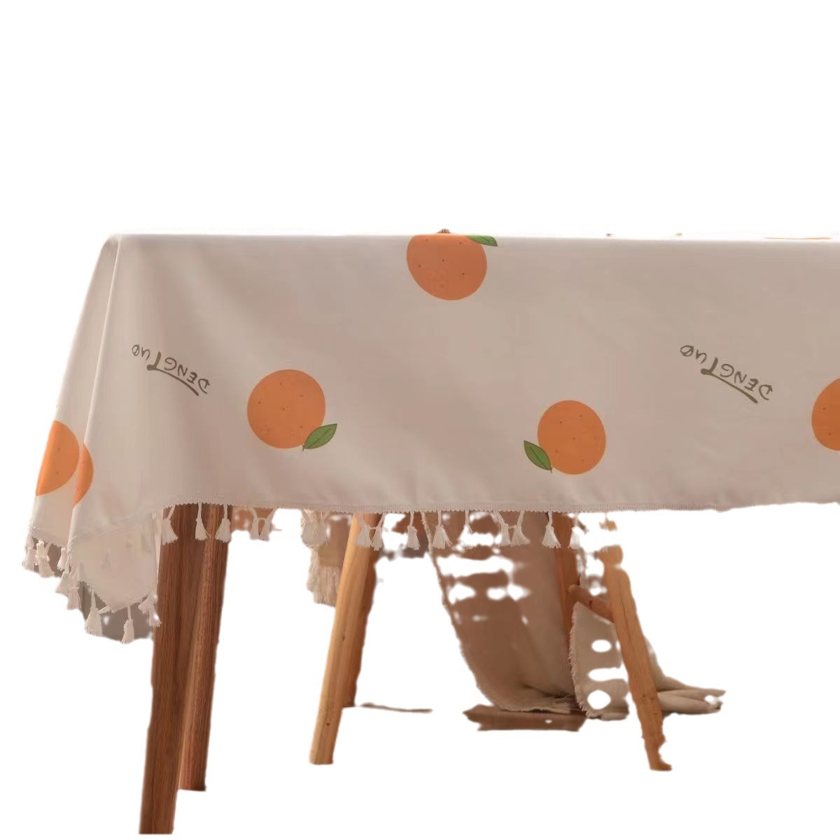 A600 tablecloth wash-free waterproof and oil-proof small fresh rectangular dining table cloth coffee table tablecloth imitation cotton and linen light