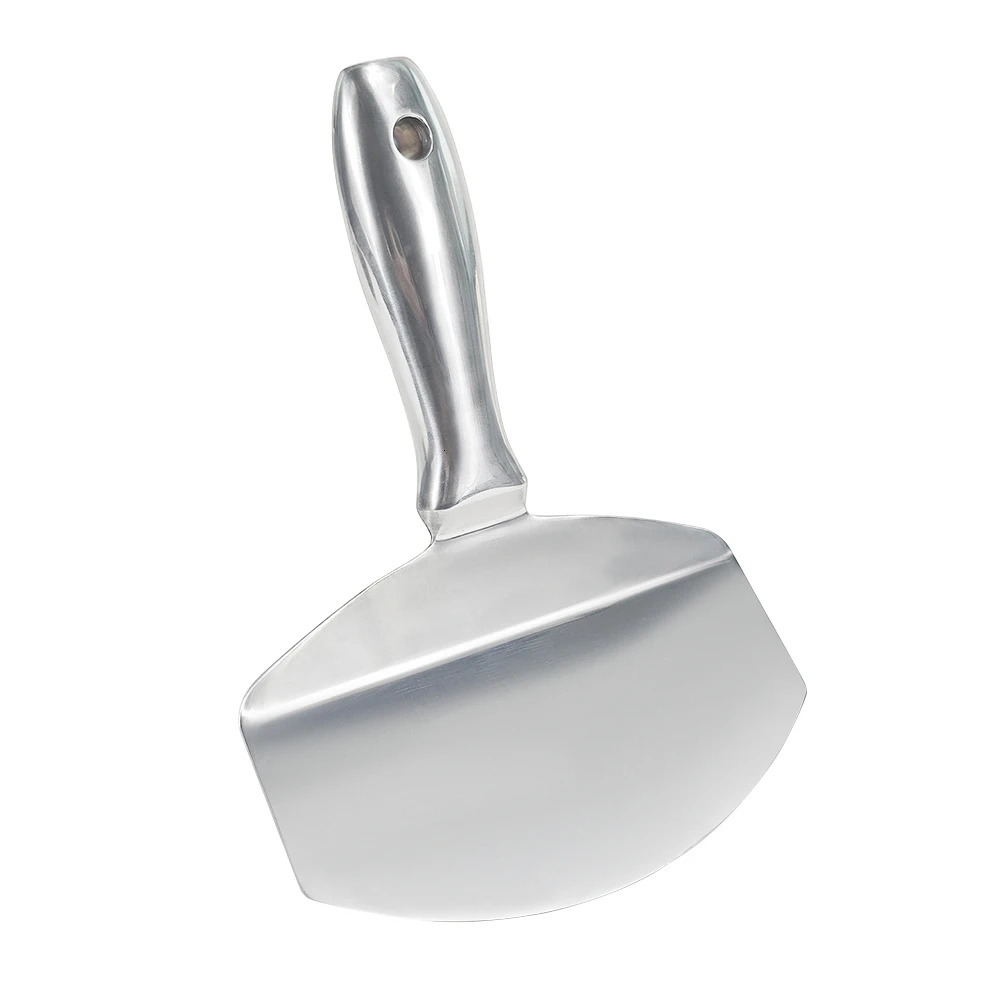 Stainless Steel Bucket Scoop Putty Knife Scraper Drywall and Plaster Tool for Clean Paint Mortar Etc 250527