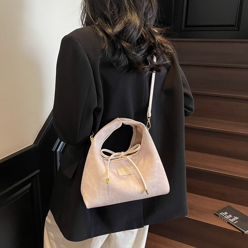 designer Bowknot Handbag Women's Bag 2025 New Spring Korean Fashion Handbag Versatile Shoulder Crossbody Dumpling