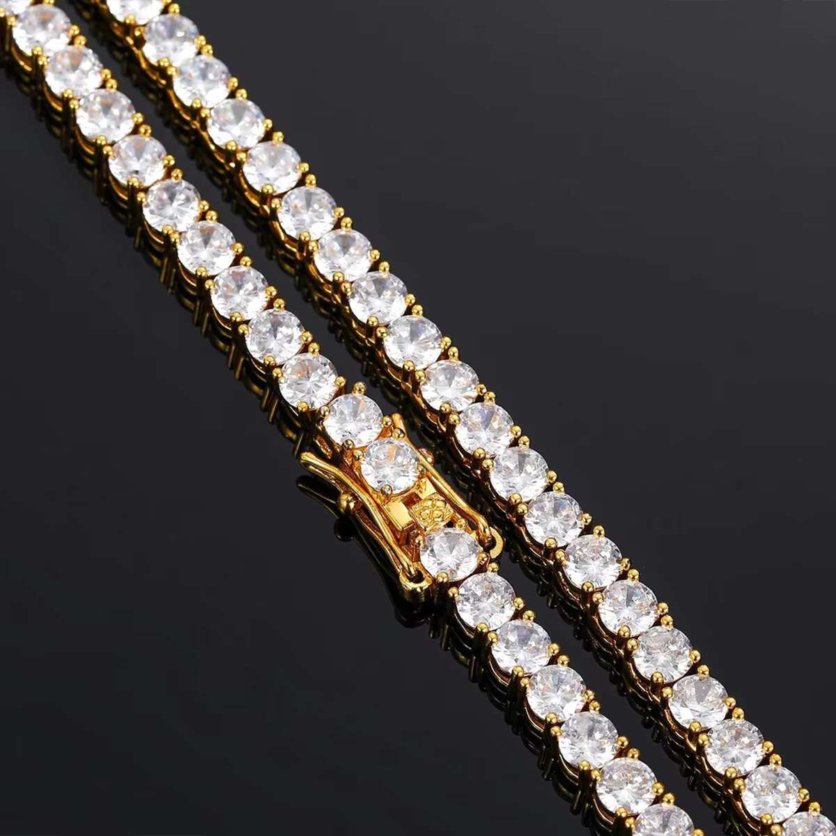 Special Price Hip-hop Style 925 Sterling Silver Men Women Gift Fine Jewelry 3mm 6inch 18inch Moissanite Diamond Tennis Chain