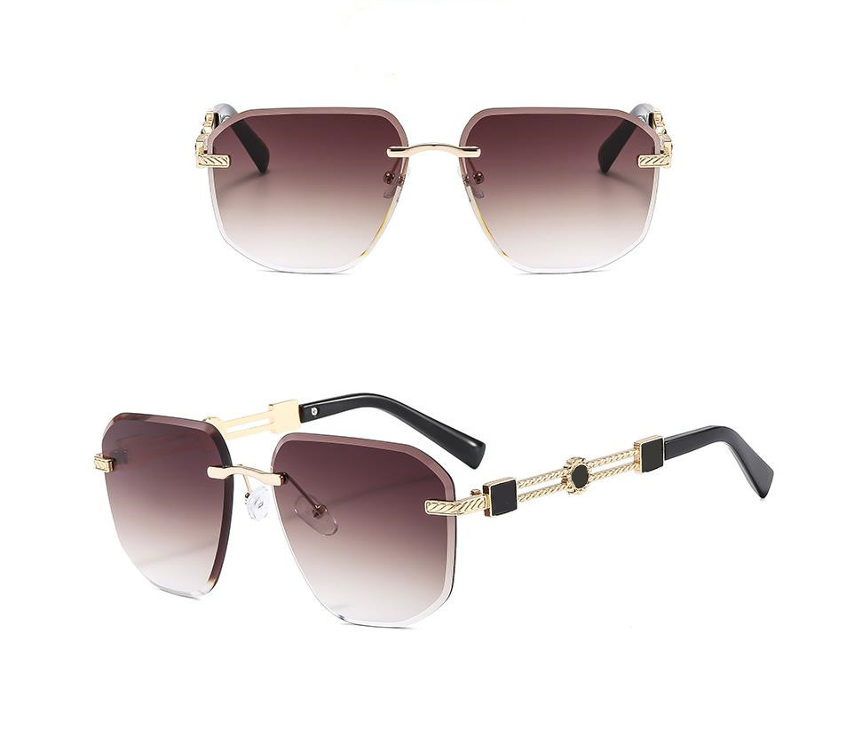 Designer Sunglasses For Women Men Fashion Sunglasses Luxury Polarized Lens Goggle Pilot PC Frame Oversized UV400 Eyewear Luxury Style Sunglasses DK778