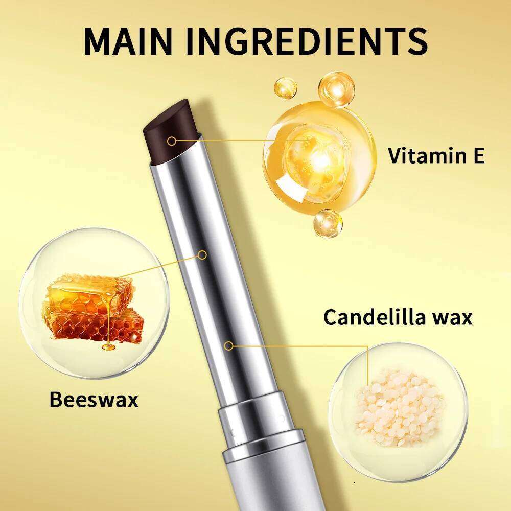 free shipping Vitamin E Smooth Almost Lipstick Nourishing&Moisturizing Tinted Balm in Black Honey Enhancing Natural Color Lip Care Makeup
