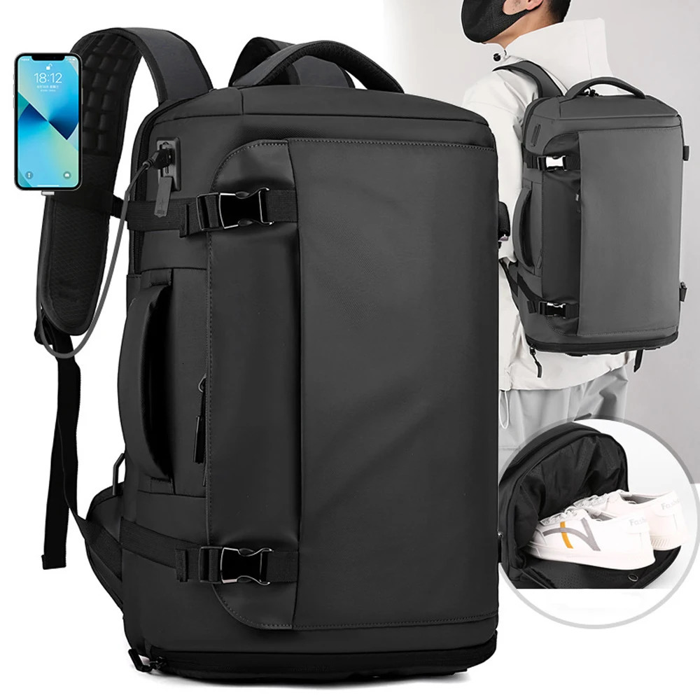 Men Carry-on Backpack 20L 35L Business Travel Shoe Compartment Backpacks Day pack Briefcase College 16 in Laptop Backpack 250530
