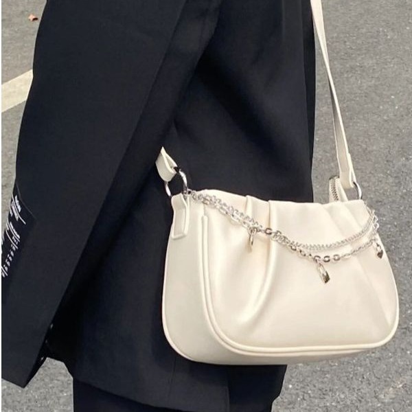 Summer new women's pleated cloud square handbag, women's cross body multifunctional armpit bag, designer crossbody bag