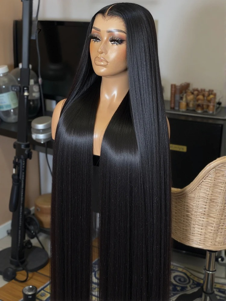 200 Density 30 34Inch Straight Lace Frontal Wig 13x6 HD Wigs Human Hair 13x4 Bone Straight Human Hair Wigs For Women Synthetic
