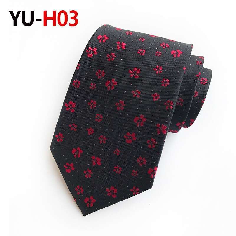 Men's Elegant Silk Necktie for Weddings and Parties