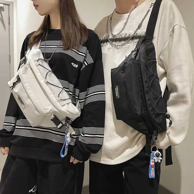 Street Hip-hop Waist Bag High Capacity Unisex Chest Pack Shoulder Bags Fashion New Trend Fanny Pack Woman Nylon Belt Bag Purse W250604