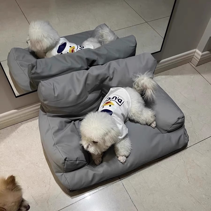 Dog Shirts Cotton Duck Print T-Shirt, Summer Pet Clothes for Small Medium Dogs, Soft Puppy Apparel Cat Tee, Breathable Stretchy Lightweight Pet Appare