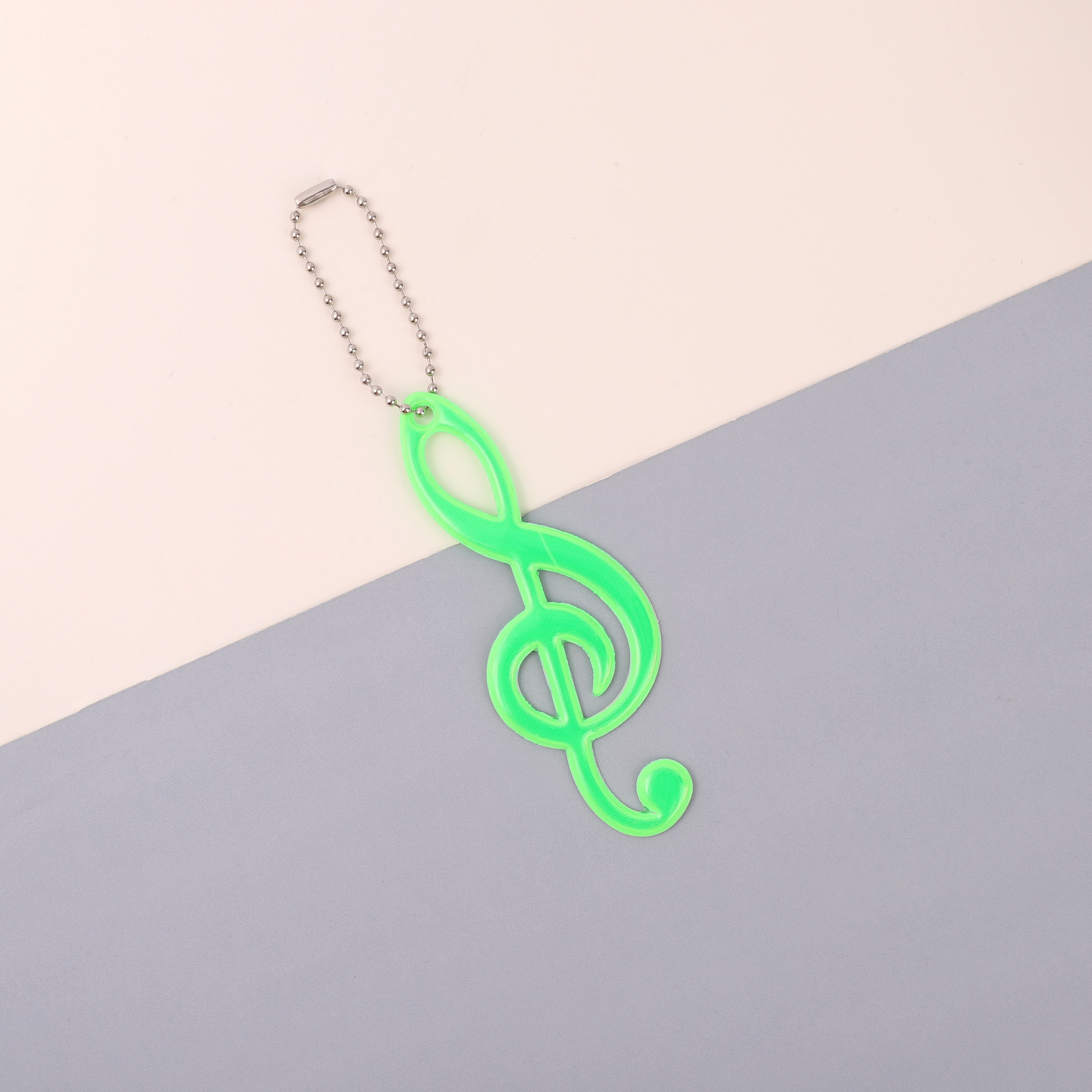 Note-Shaped Cartoon Creative Glow-in-the-Dark Backpack Pendant - Multiple Colors Available with Customization Options