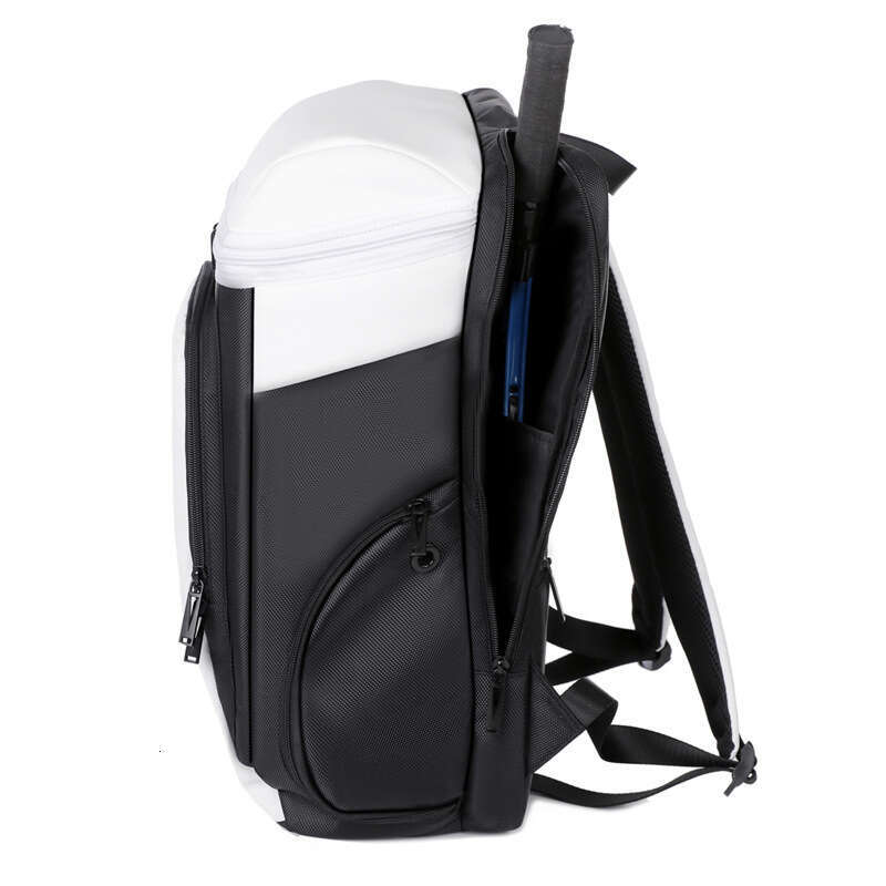Large Capacity Waterproof Tennis Backpack Independent Shoe Compartment Custom Printed Sports Badminton Bag