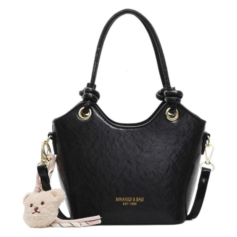 designer Korean Style Fashion Simple Handheld Bucket Bag for Women 2025 Spring Summer New Trend Commuter Casual Versatile Shoulder Crossbody Bag