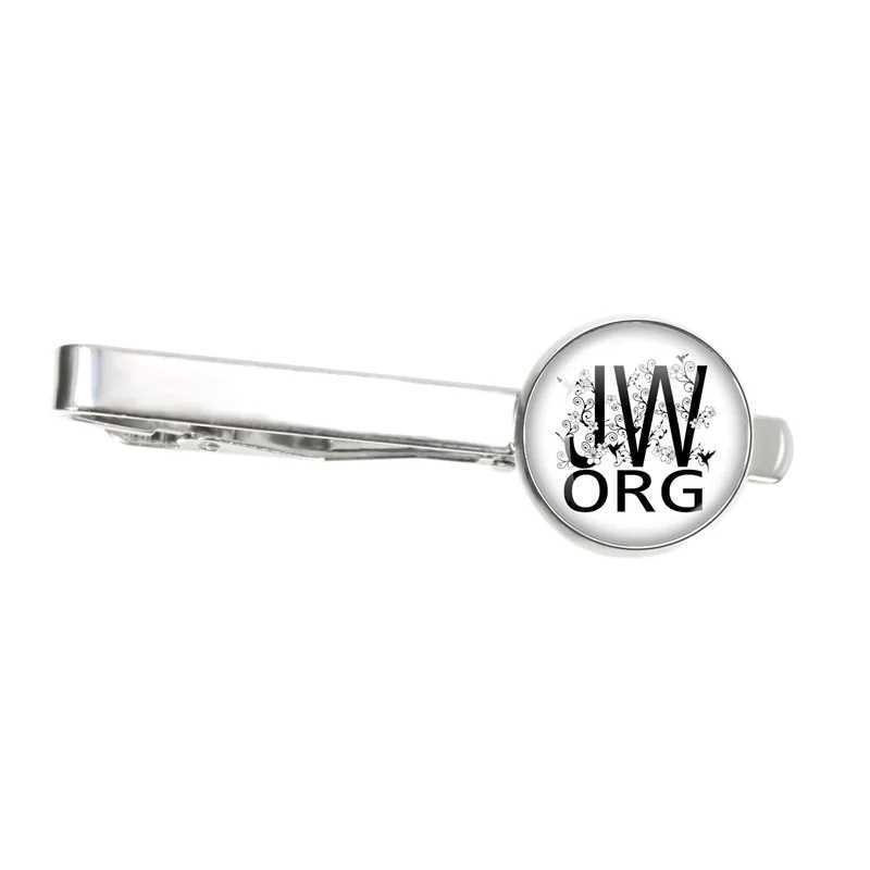 2023 New Personal Fashion Jw.Org 16MM Tie Clip Best Life Ever Steampunk Jehovah Glass Fun Of Mens and Womens Jewelry Gifts W250604