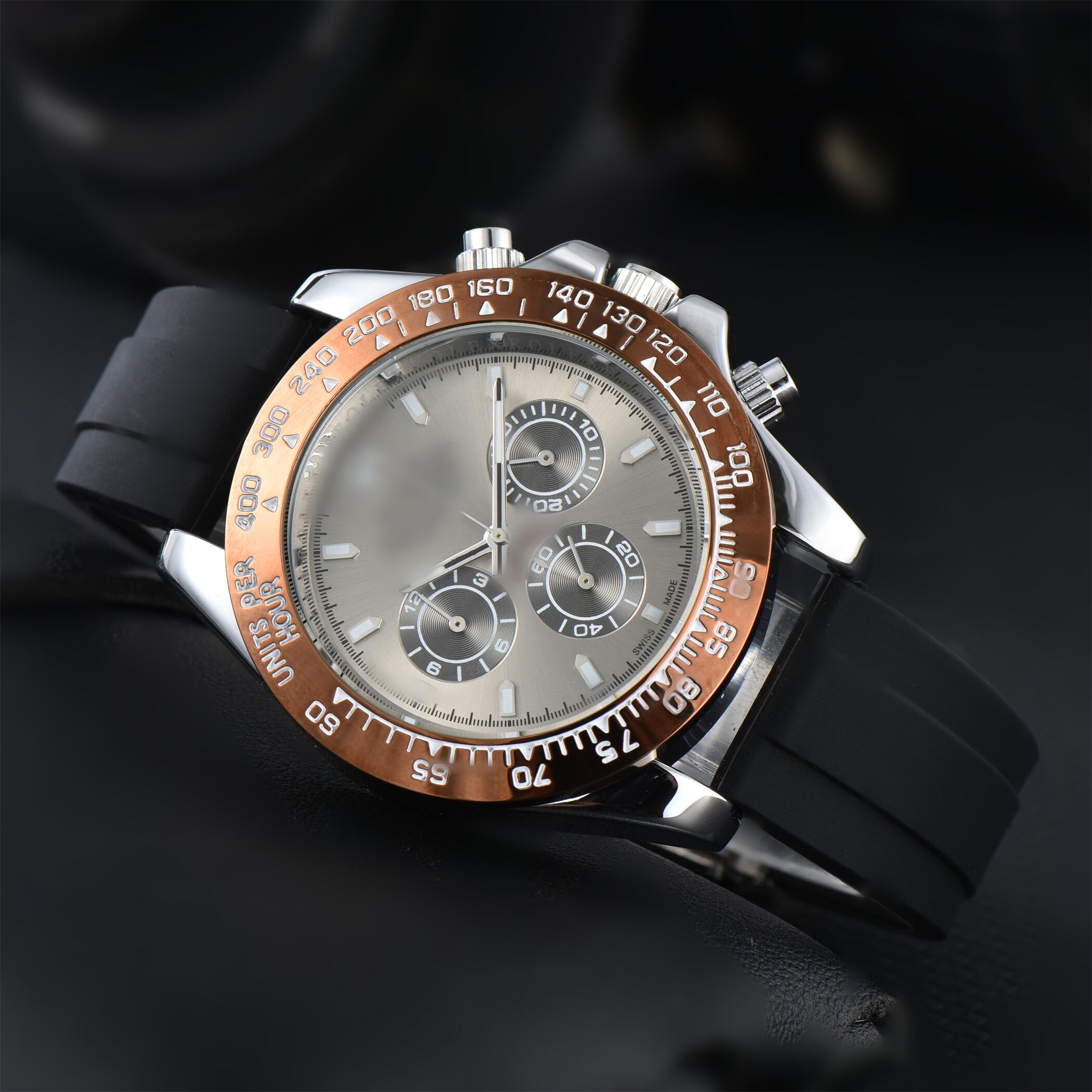 Luxury designer mens womens DAY TONA watches Quartz automatic movement WATCH 904L stainless steel strap luminous gifts men Wristwatches montre #998