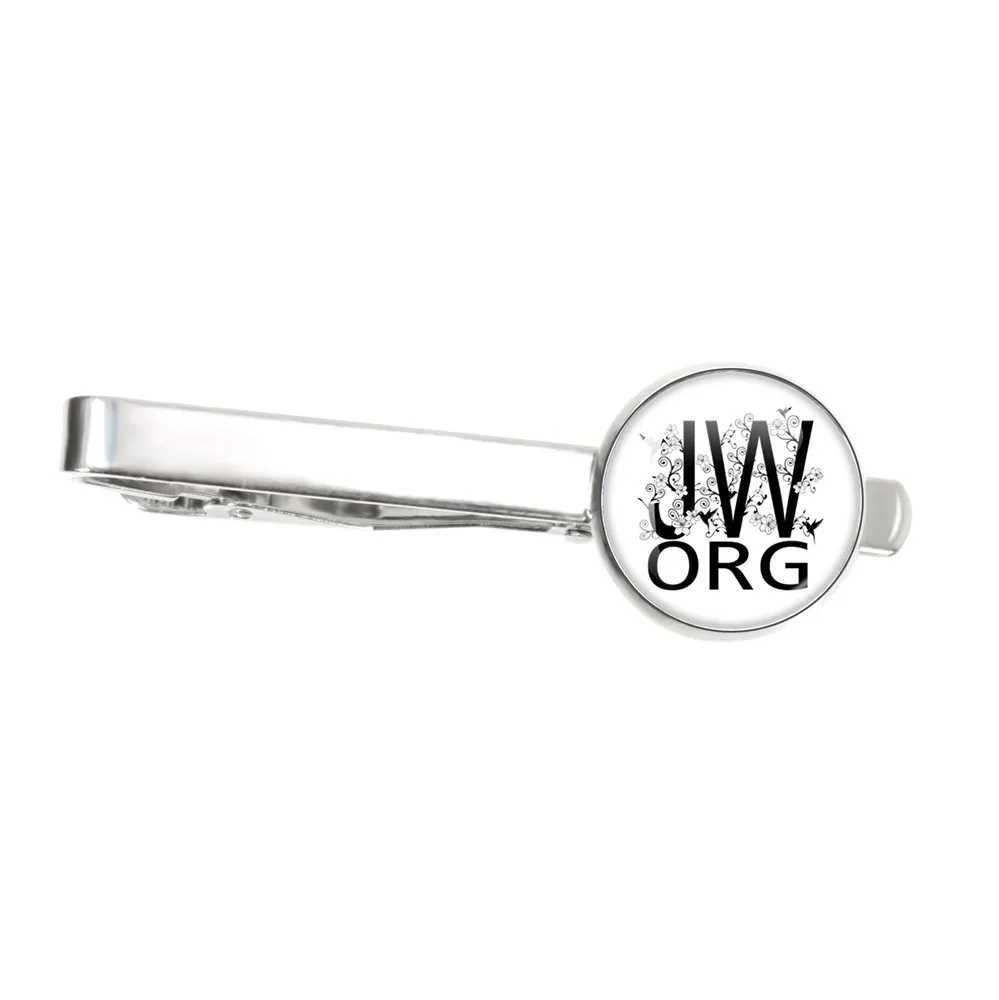 Hot Selling Personalized JW.org The Best Life Ever Tie Clip JW.ORG Tie Clip Glass Dome Handmade Jewelry For Men Gift W250604
