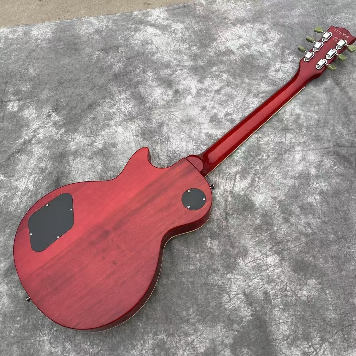 Customizable Electric Guitar - Unique Tiger Striped Finish