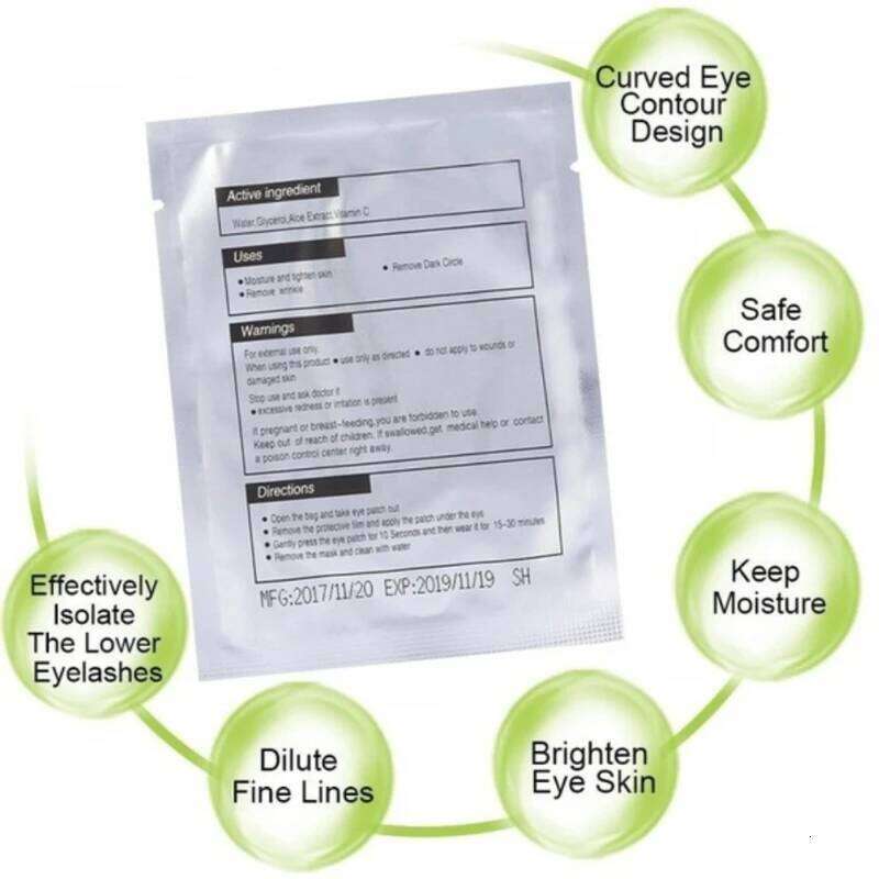 Wrinkles 100pairs eye eyelash under eyelashes fake lashes stickers lash extension supplies patches for building eyelid free shipping