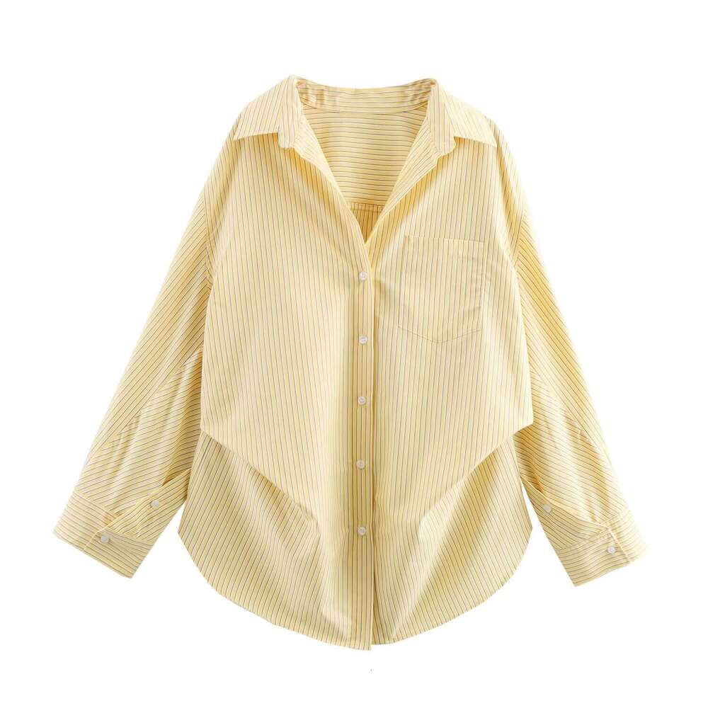 Spring New Women's Fashion Versatile Simple Batwing Sleeve Poplin Shirt B5