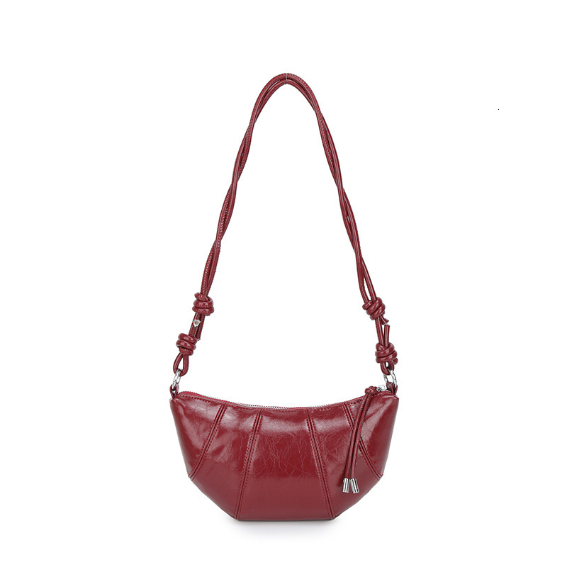 French armpit bag, cow horn bag, new fashionable multifunctional shoulder bag designer, niche women's shoulder bag, crossbody bag