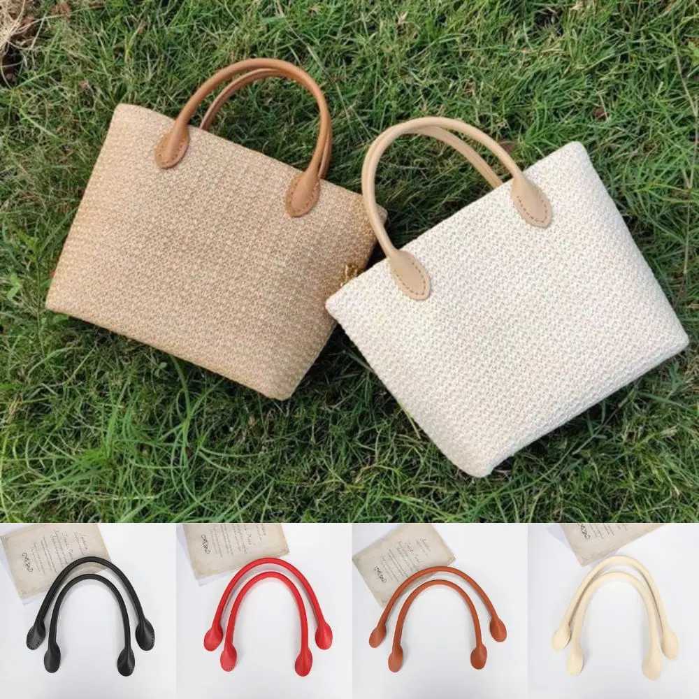 2pcs PU Leather DIY Handles For Womens Bags Fashion Shoulder Bag Strap Replacement Accessories For Handbags Strap For Bags New W250604