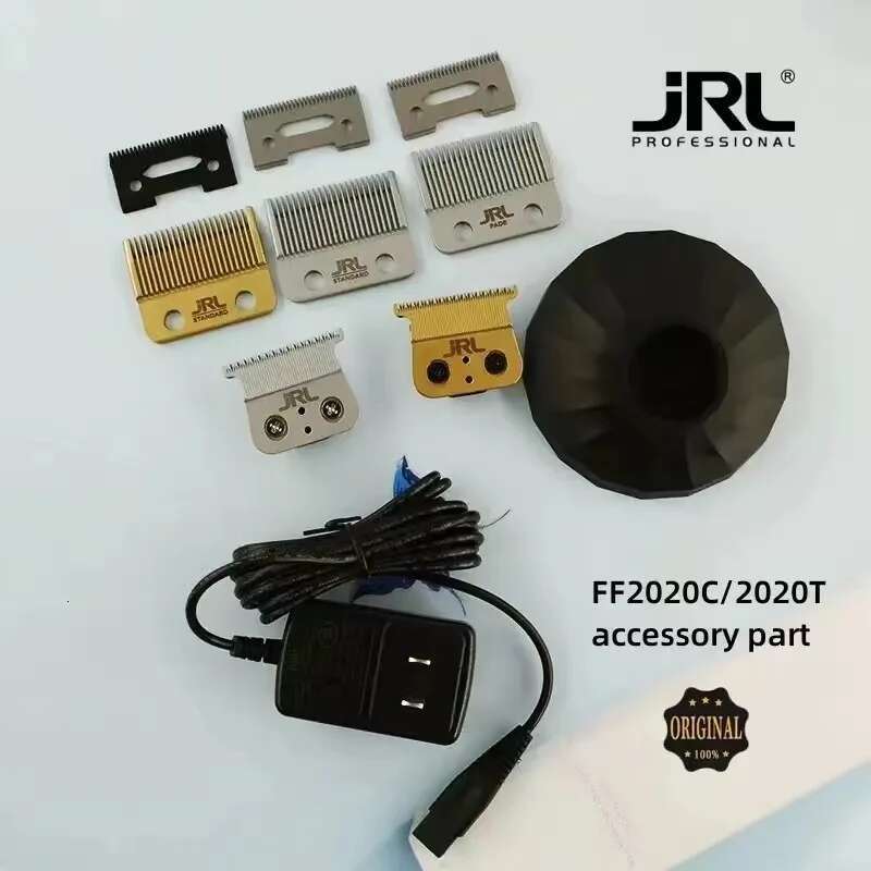100%Original JRL 2020C2020t Clipper Men's Professional Shop Hair Salon Trimmer 7200Rpm Barber Set Unique Serial Code