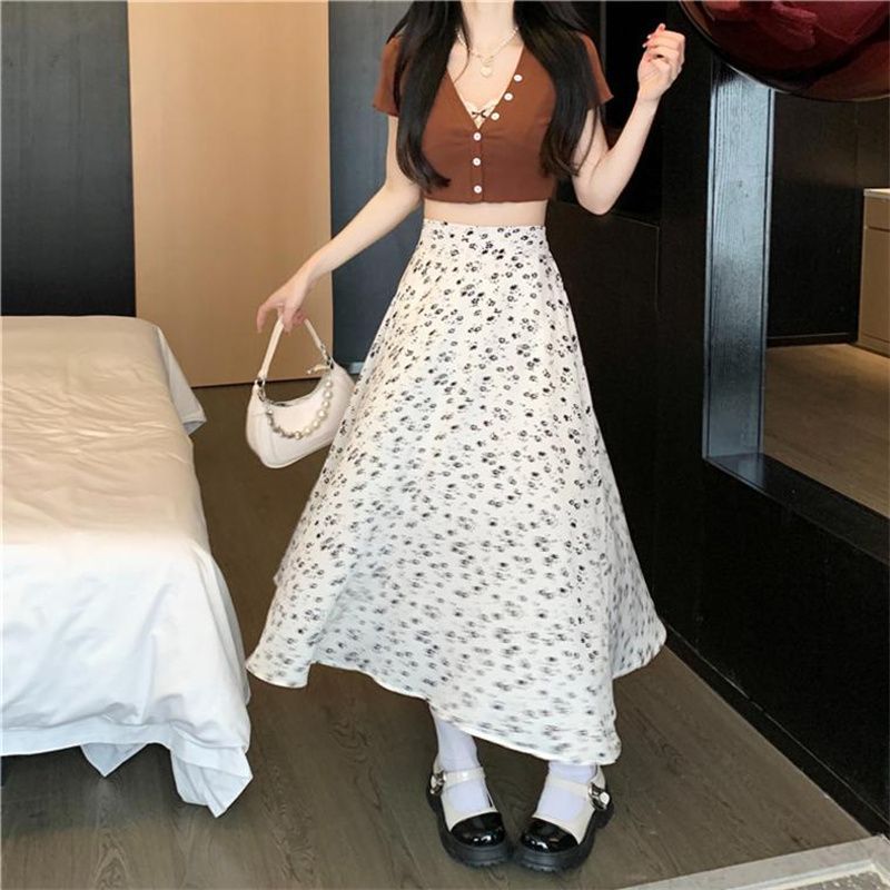 LW130 New Korean style for spring and autumn, high-end waist and slimming