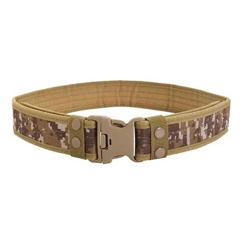 130cm Unisex Stretch Canvas Belt Quick Release Machine Washable Fashionable Braided Design Army Accessory Hunting Tactical Belts W250604