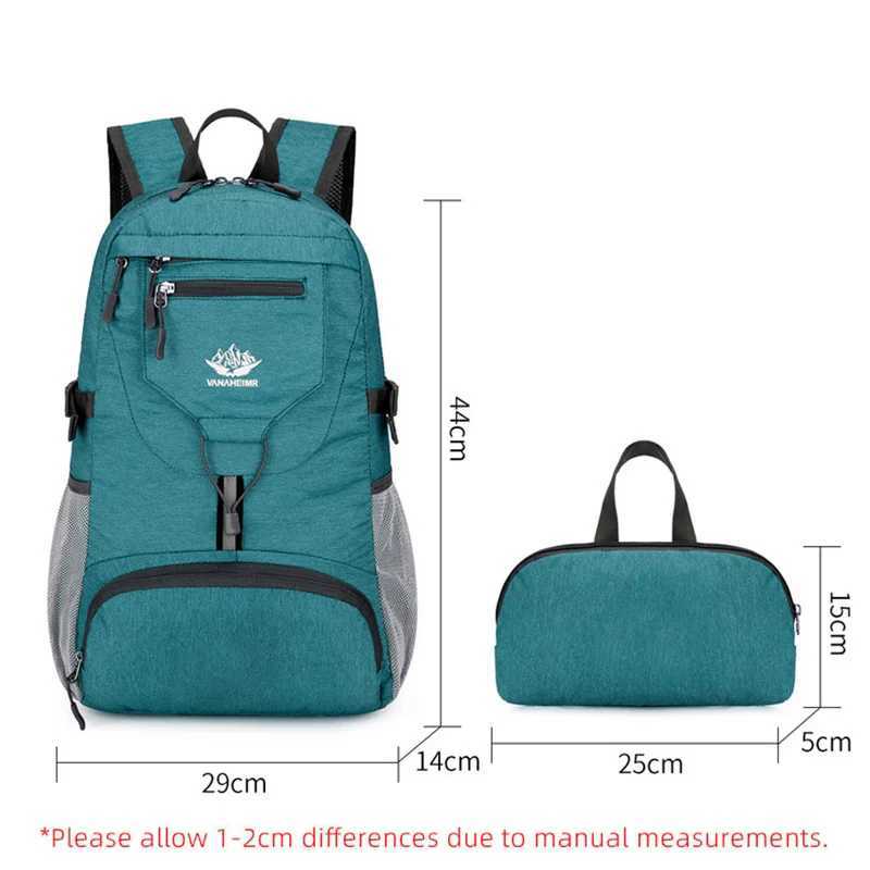 Lightweight Foldable Backpack Travel Bag For Men Women Portable Ultralight Outdoor Sports Camping Climbing Daypack Trekking BagW250603