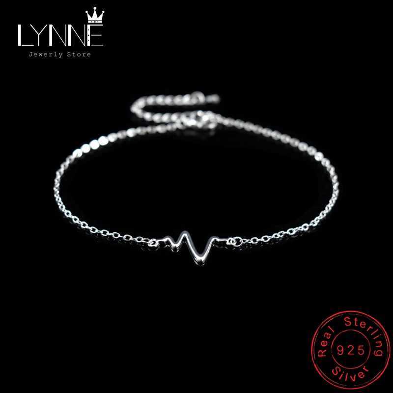 New Sexy Beach Lightning Pendant Anklet 925 Sterling Silver Simple Waves Anklets Bracelets For Fashion Women Foot Chain Jewelry W250604