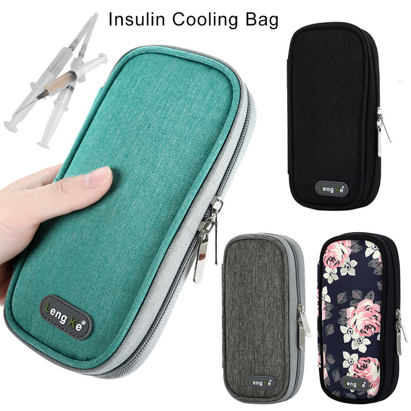 Practical Insulin Cooling Bag without Gel Ox Cooler Diabetic Pocket Thermal Insulated Travel Case Pill Protector 250528