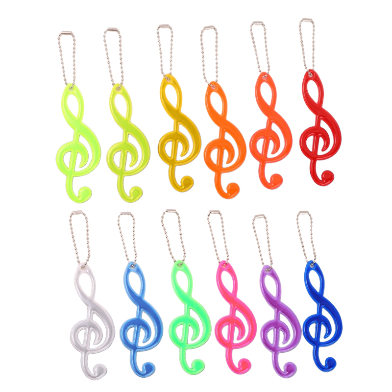 Note-Shaped Cartoon Creative Glow-in-the-Dark Backpack Pendant - Multiple Colors Available with Customization Options