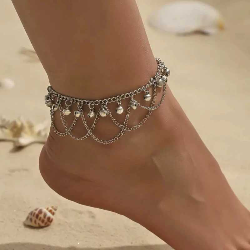Bohemia Anklets for Women Beach Foot Chains Beads Butterfly Bracelet Charm Anklet Set Ankle Summer Boho Jewelry Accessories W250604
