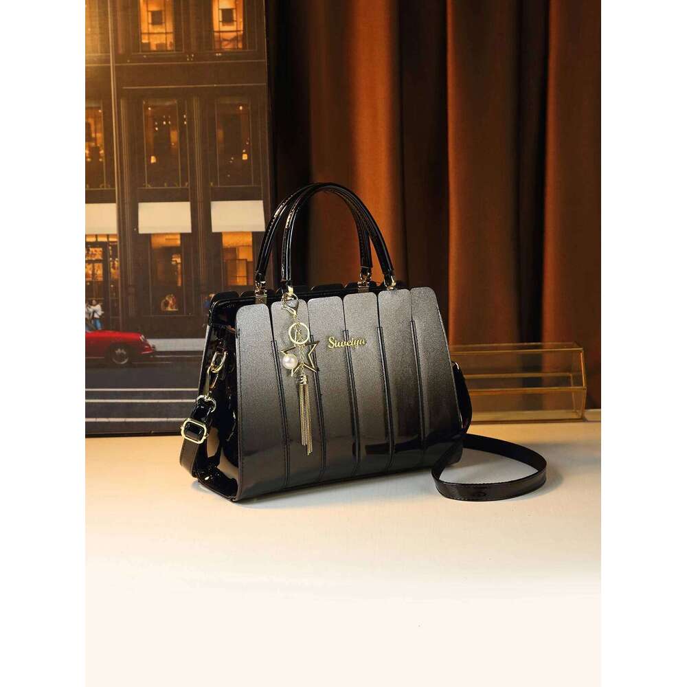 Women's Bags Designer Fashion Temperament Gradient Block Business Commuting Women's Handbag, Light Trend Single Shoulder Crossbody Bag