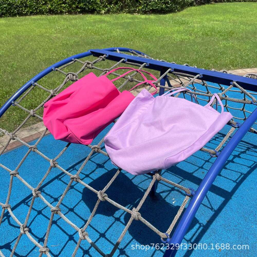 Ins Large Capacity Canvas Commuter Shopping Korean Solid Color Tote Bag Lazy Style