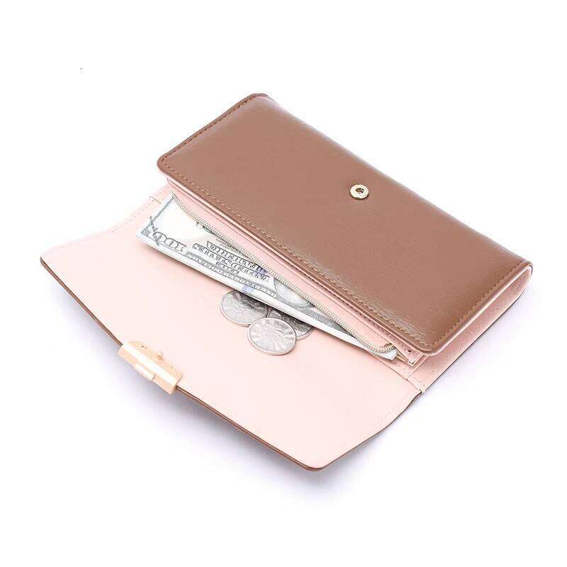 spring new women's long wallet high texture PU leather multi-functional simple fashion all-in-one large capacity hand bag g