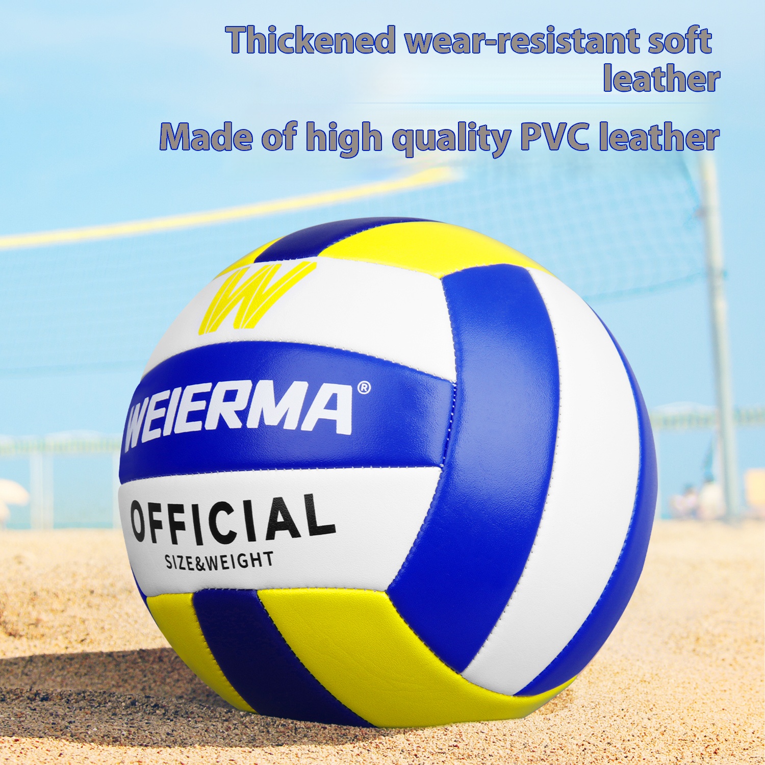 Exam-Specific Volleyball| Official Size & Weight for School Tests & Training | Durable PU Leather
