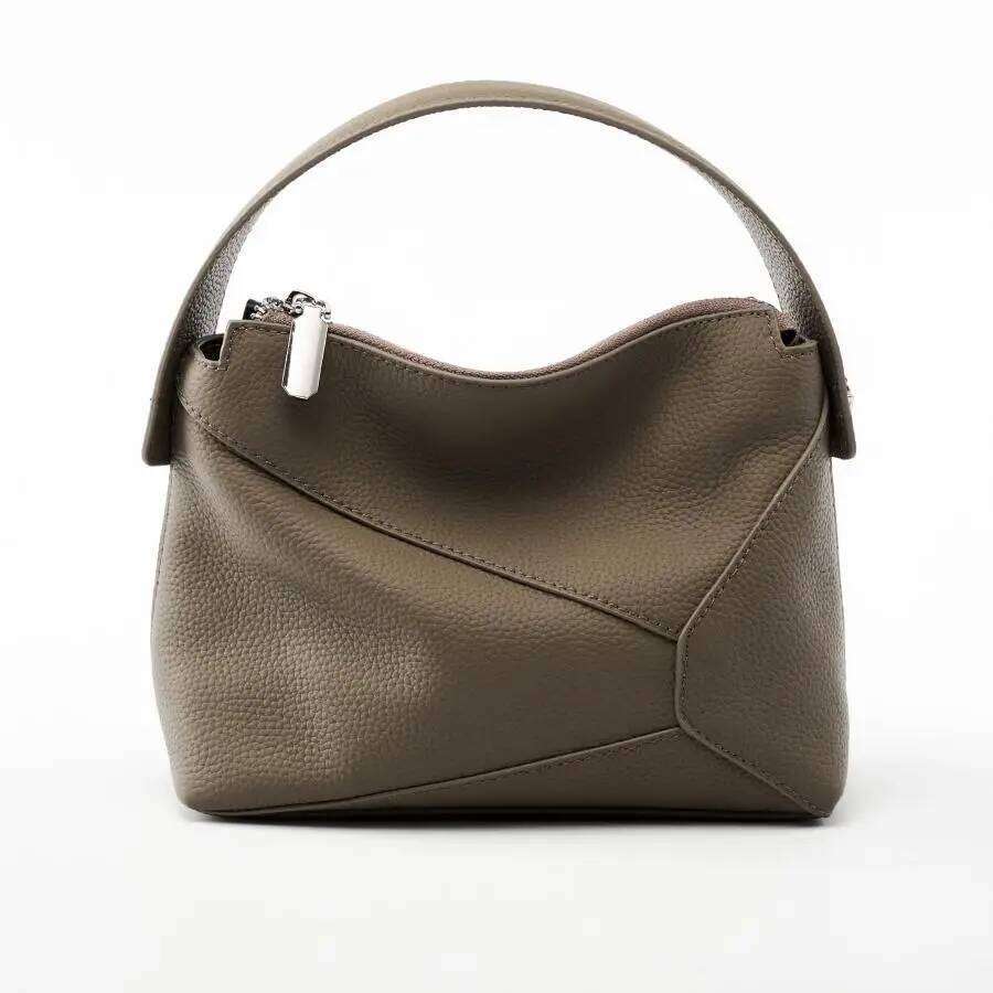 New Fashion Genuine Leather Women's Shoulder Bag Crossbody Handbag Elegant Top Grain Purse for Daily Office