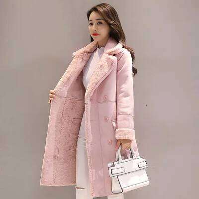 Winter Fashion New High Quality Rabbit Veet Long Fur Coat Female Loose Thick Warm Mink fur Teddy coat