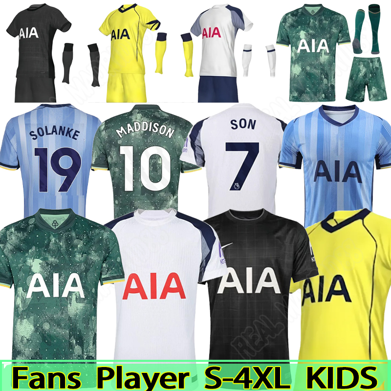 24 25 26 SON RICHARLISON FINAL Soccer Jerseys 2025 2026 home AWAY Football shirt VICARIO KULUSEVSKI SOLANKE WERNER of the Snake tottenaham Fans players Men KIDS 4XL