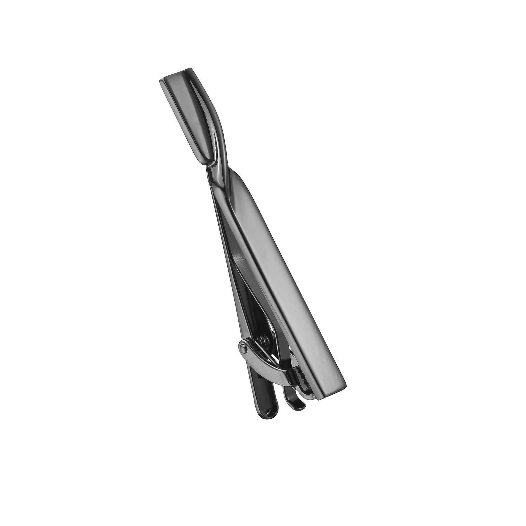 Brand New Metal Tie Clip For Men Wedding Necktie Tie Clasp Clip Gentleman Ties Bar Copper Tie Pin For Mens Accessories Jewelry W250604