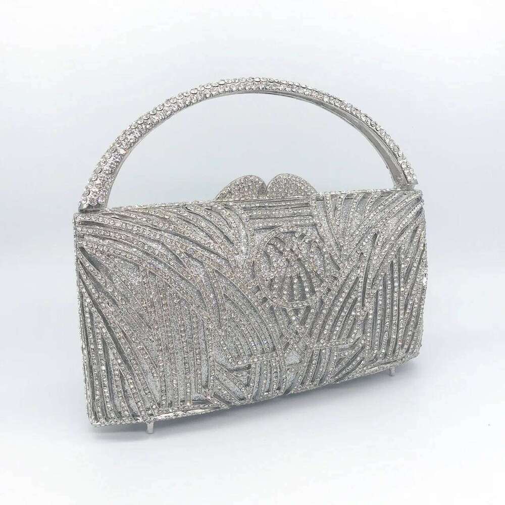 XIYUAN Dia Women Clutch Evening Bag Wedding Crystal Lady Cell Phone Pocket Purse Female Sparkly Wallet For Party Gift