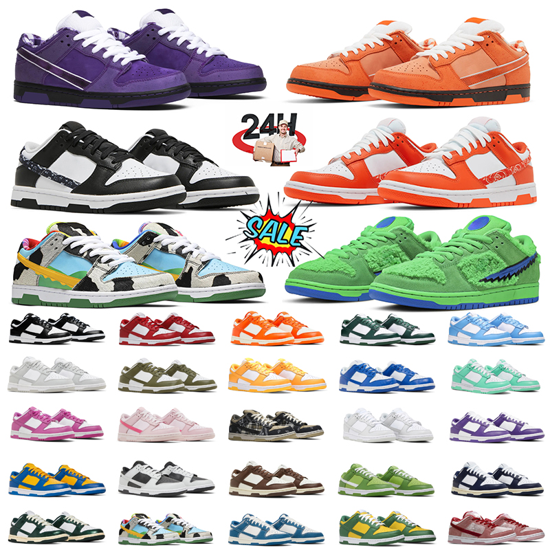Designer low Running Shoes Sneaker White Black Blue Dust Grey Fog Photon Green Trail Women Trainers Sports Shock absorption lightweight Skateboard shoes 36-45
